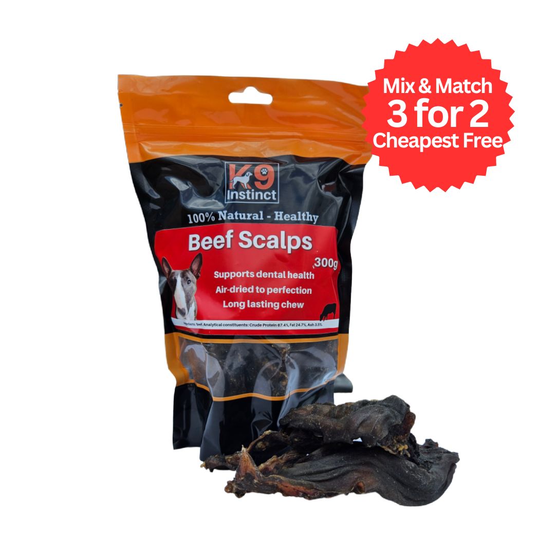 K9 Instinct UK Beef Scapl - natural dog chews