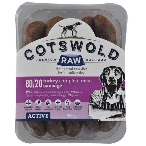 CR Turkey Sausage 80/20 ACTIVE 500g