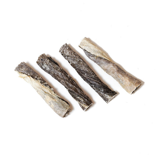 Fish skin twists small - natural dog chews in Wiltshire