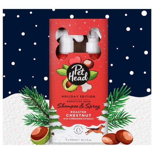 Pet Head Festive Roasted Chestnut Shamoo& Spray