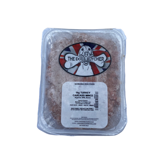 TDB Turkey Mince 1kg - 50% bone