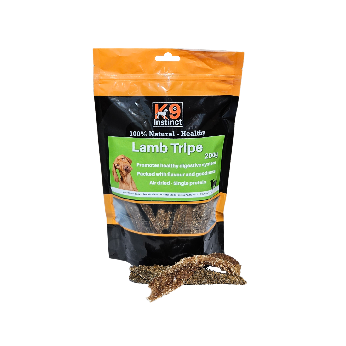 K9 Instinct Lamb Tripe - natural dog chews