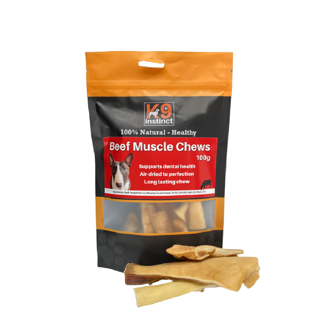 K9 Instinct UK Beef muscle chews - natural dog chews