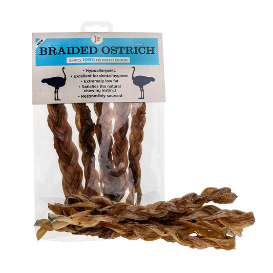 Braided Ostrich Chew 5pk