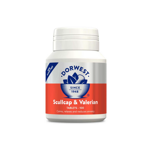 Scullcap & Valerian 100 Tablets