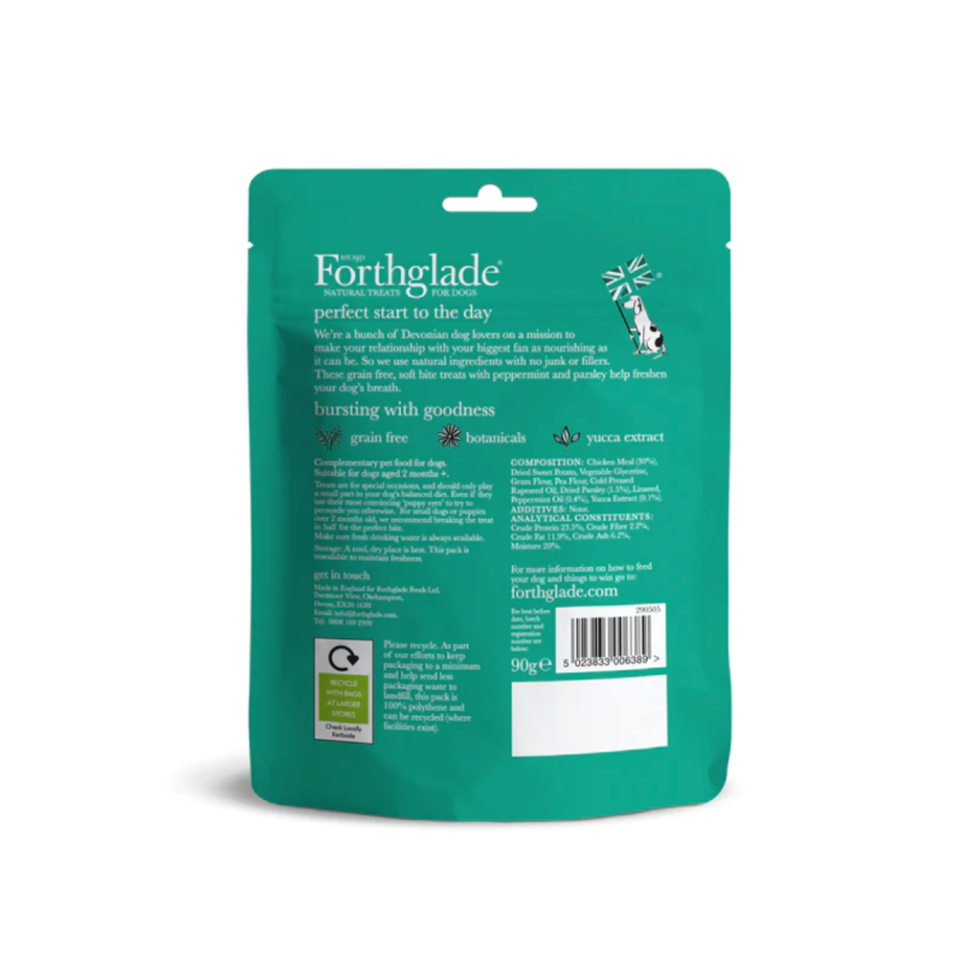 Forthglade Fresh Breath Soft Bites with Peppermint & Parsley 90g